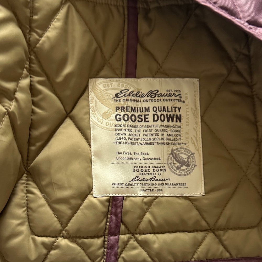 Eddie Bauer Quilted Vest in Light Olive - Picture 7 of 8